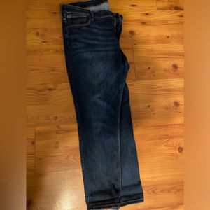 Express 16 S Mid Rise Leggings, dark blue, very good condition